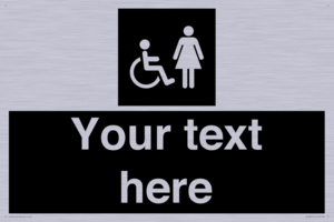 Custom information: black panel disabled and female